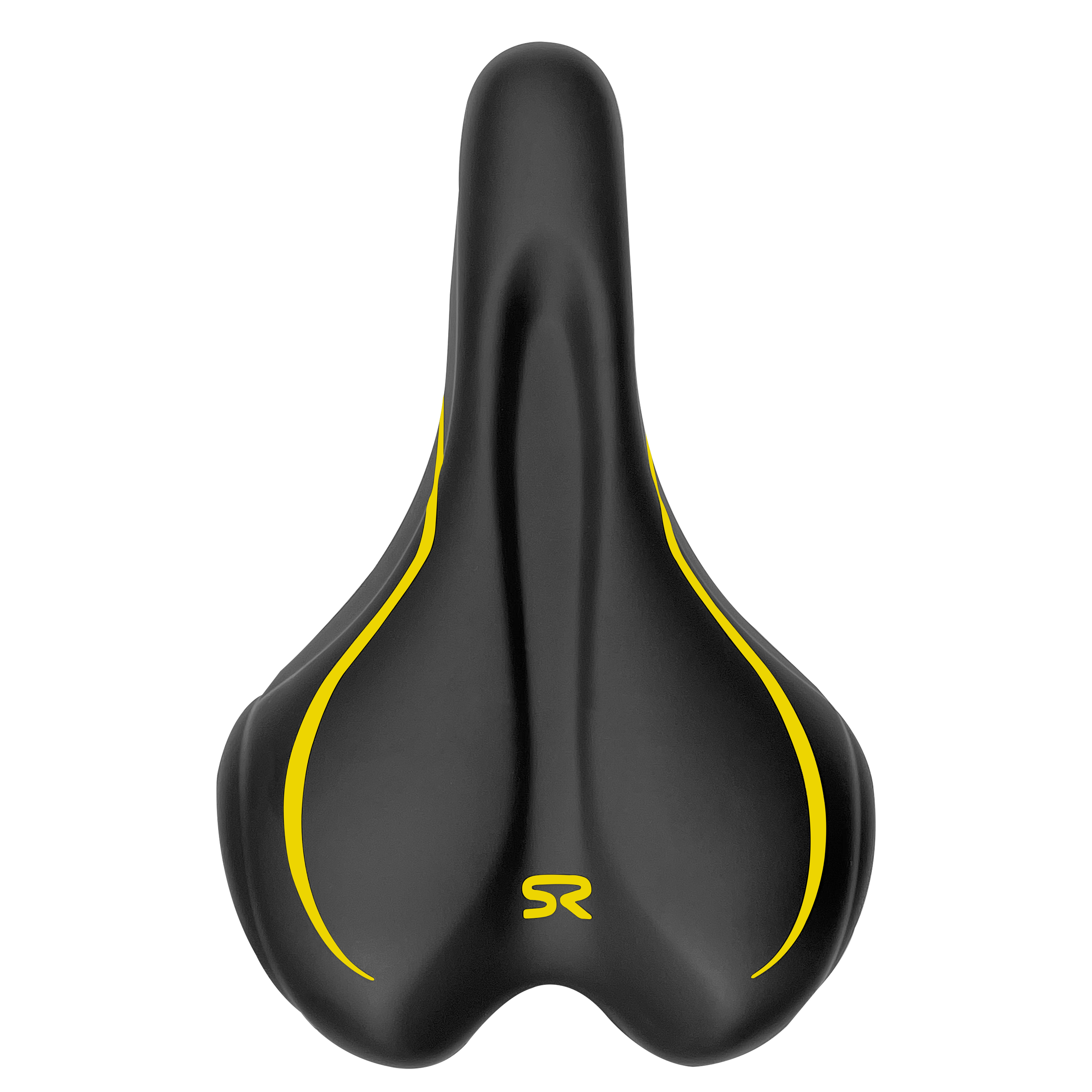 MTB Premium linhas preto/amarelo com carrinho